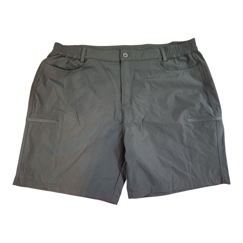 Viodia mens hiking shorts sz XXL nylon spandex cargo black golf outdoor